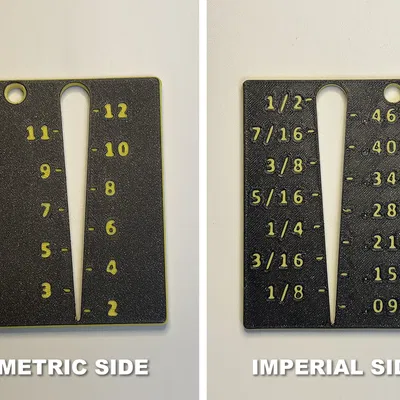 Thước đo đường kính 2 mặt Imperial/Metric