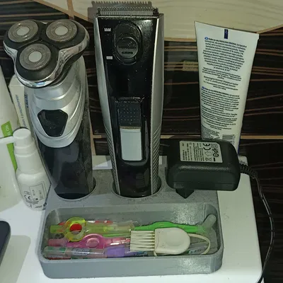 Kệ Đựng 2 Máy Cạo Râu Kép & Phụ Kiện