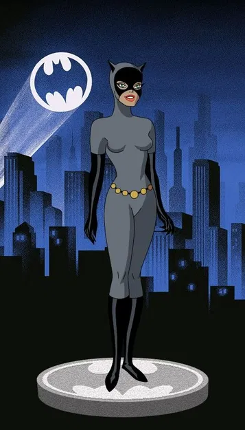Mô Hình Catwoman Hoạt Hình 3D Đẹp Mắt - Image 2