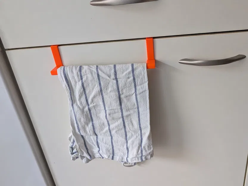 Móc Treo Khăn Lau Chén Gắn Cánh Tủ Bếp (Dishcloth Cabinet Hanger) - Image 1