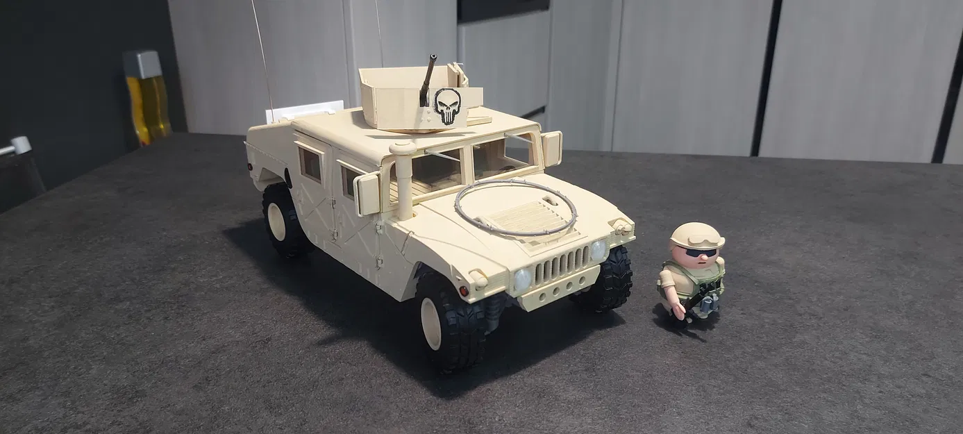 Mô hình HUMVEE M998 (HMMWV) chi tiết cao – dễ in, dễ lắp - Image 17