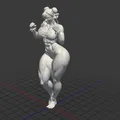 Mô hình 3D Chun-Li Street Fighter cực ngầu - Thumbnail 1