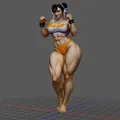 Mô hình 3D Chun-Li Street Fighter cực ngầu - Thumbnail 2