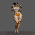 Mô hình 3D Chun-Li Street Fighter cực ngầu - Thumbnail 4