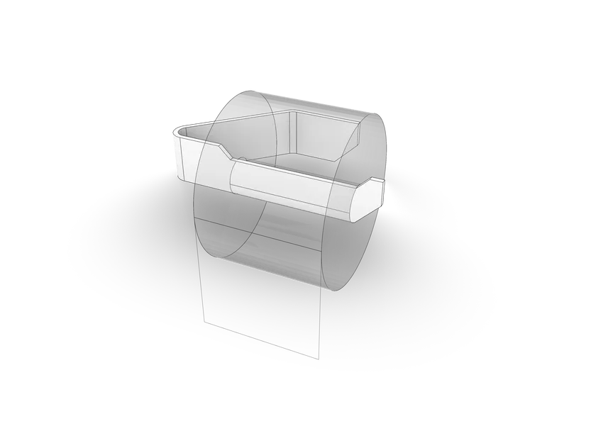 Giá Treo Cuộn Giấy Vệ Sinh Sleek (Sleek Toilet Roll Holder) - Image 2