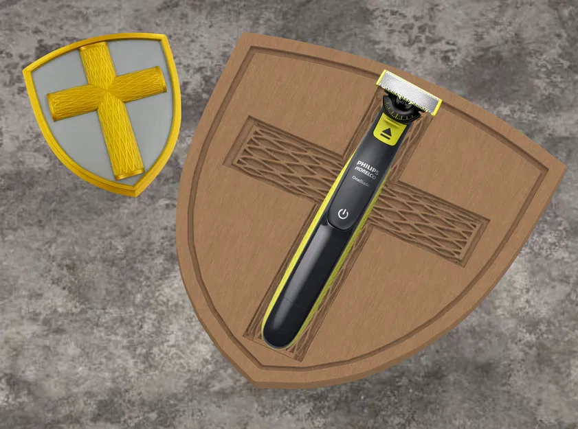 Tấm Coaster/Dĩa Khiên Thánh Giá cho Philips One Blade - Image 2