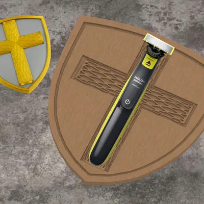 Tấm Coaster/Dĩa Khiên Thánh Giá cho Philips One Blade