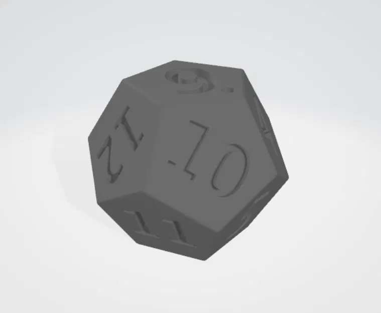 Xúc xắc Spindown D12 3D - In mô hình độc đáo cho game thủ - Image 1