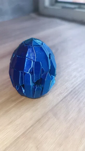 Trứng Easter Pha Lê – Geode Hình Học Bóng Lấp Lánh - Image 2