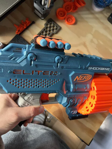 Phụ kiện gắn đạn/móc belt cho súng Nerf Elite 2.0 Commander/Shockwave - Image 1