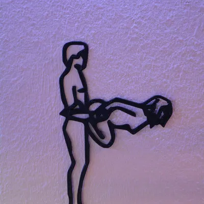 Tranh Treo Tường Nghệ Thuật "Thân Mật Đôi Lứa" - Trang Trí Độc Đáo