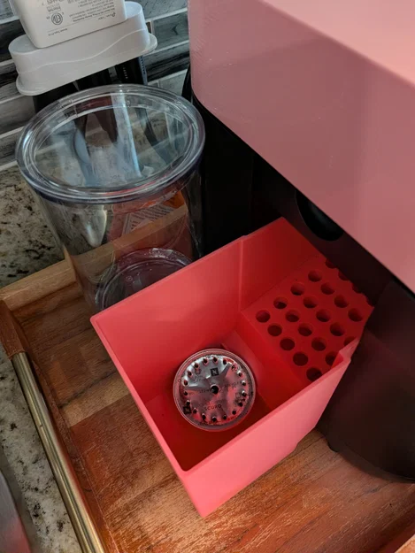 Hộp hứng vỏ pod thải lớn cho Nespresso Vertuo Pop (Waste Pod Container/Catcher) - Image 2