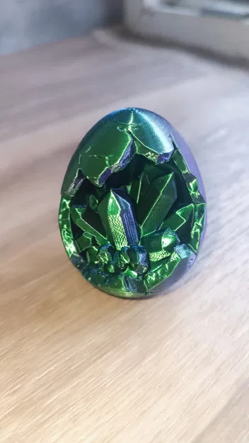 Trứng Phục Sinh Geode Pha Lê (Crystal Geode Easter Egg) - Image 2