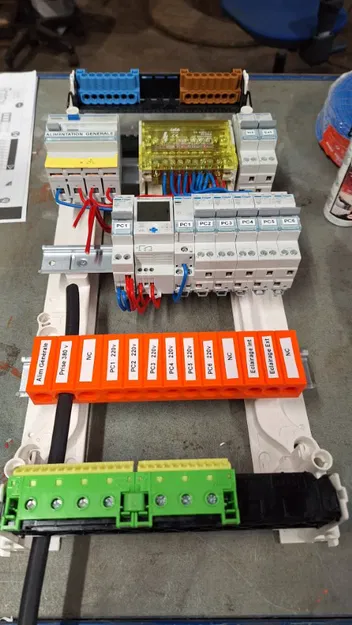 Phụ kiện quản lý cáp 3D cho tủ điện DIN rail - Image 4