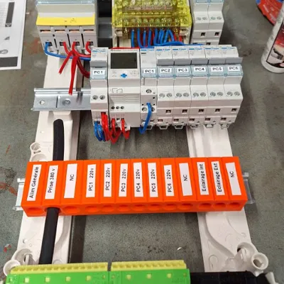 Phụ kiện quản lý cáp 3D cho tủ điện DIN rail
