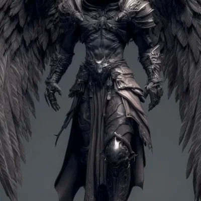 Mô Hình Thiên Thần Bóng Tối 3D - Độc Đáo và Huyền Bí