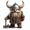 Mô Hình 3D Người Lùn Viking – Tượng Chiến Binh Độc Đáo - Thumbnail 2