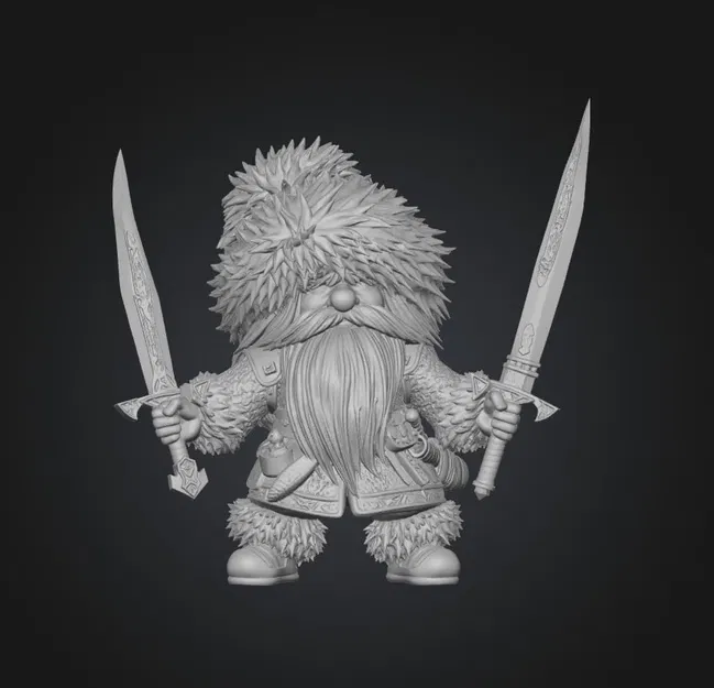 Mô hình Song Kiếm Lưỡng Diện Người Lùn Thợ Rèn - Image 1