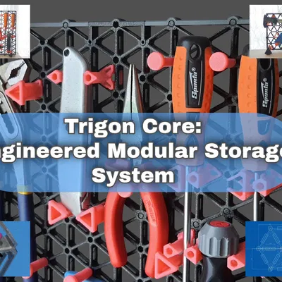 Trigon Core: Hệ Lưu Trữ Module Kỹ Thuật (Engineered Modular Storage System)