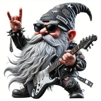 Mô hình 3D Người Lùn Rocker II - Chơi Guitar Chất Lừ - Image 2