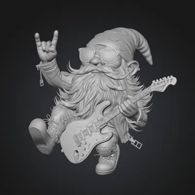 Chú Lùn Rocker (Gnome Rocker I) - Tượng Trang Trí "Chất"