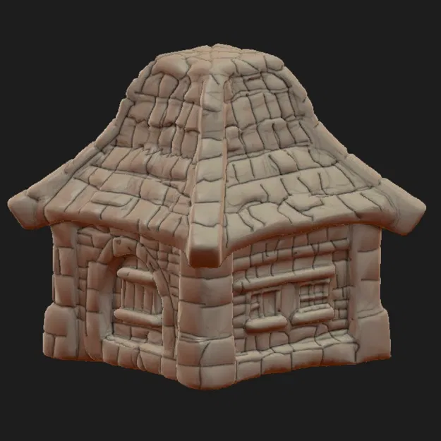 Mô Hình Nhà Đá Dwarven Trung Cổ Cho TTRPG - Image 2