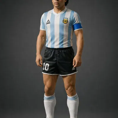 Mô Hình 3D Maradona - Tượng Đài Bóng Đá Cho Người Hâm Mộ