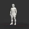 Mô Hình 3D Maradona - Tượng Đài Bóng Đá Cho Người Hâm Mộ - Thumbnail 3