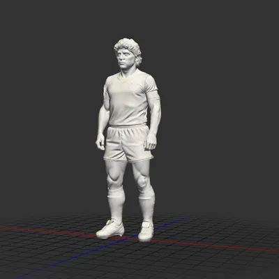 Mô Hình 3D Maradona - Tượng Đài Bóng Đá Cho Người Hâm Mộ