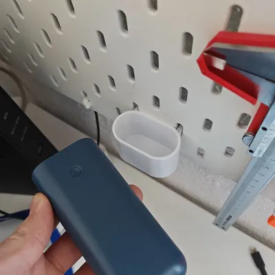 Kệ giữ pin sạc dự phòng Ikea Varmfront 5000mAh cho Skadis