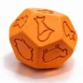 Xúc xắc game Super Farmer – dodecahedron d12 chủ đề động vật - Thumbnail 1