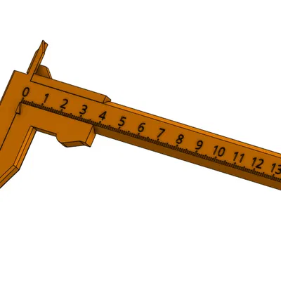 Thước Đo Caliper 15cm In 3D Dễ Dàng