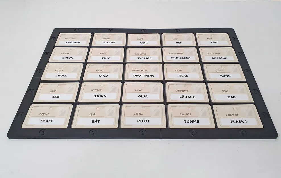 Bảng sắp xếp bài trên bàn cho board game Codenames - Image 3