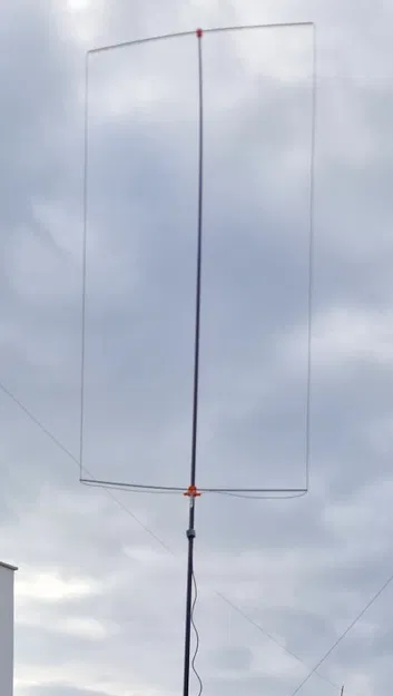 Anten loop 50 MHz “Door Frame” – bộ chi tiết in 3D - Image 1