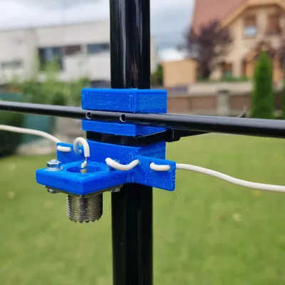 Anten loop 50 MHz “Door Frame” – bộ chi tiết in 3D