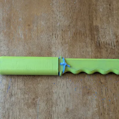 Dao tập võ dùng dây phấn (chalk line) để đánh dấu đòn