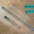Dây rút (zip-tie/cable tie) tái sử dụng kèm ngàm gắn french cleat - Thumbnail 1
