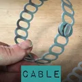 Dây rút (zip-tie/cable tie) tái sử dụng kèm ngàm gắn french cleat - Thumbnail 3