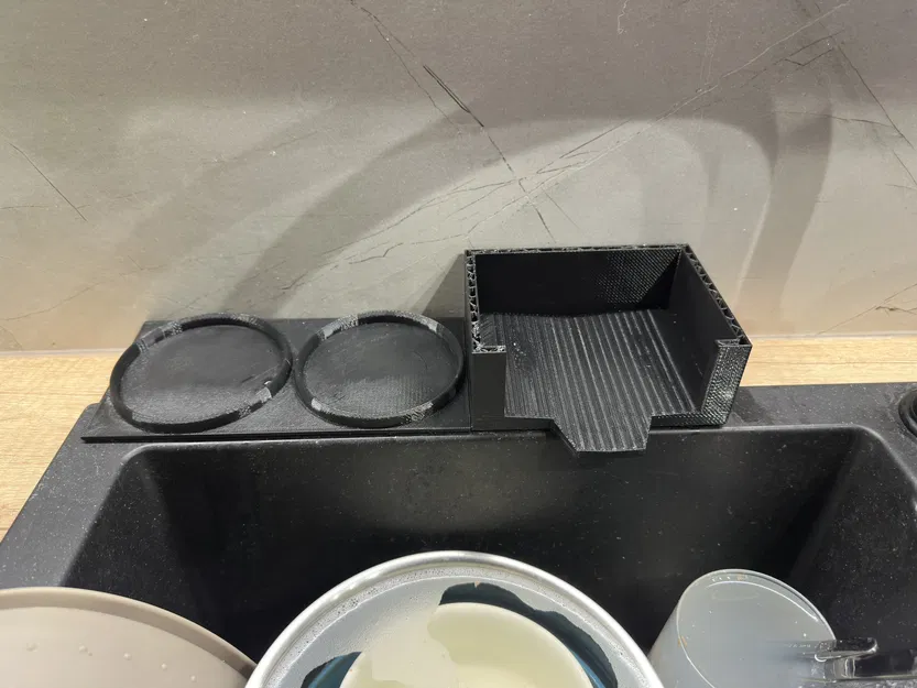 Khay Đựng Xà Bông và Mút Rửa Chén Bát Bằng Nhựa In 3D - Image 1