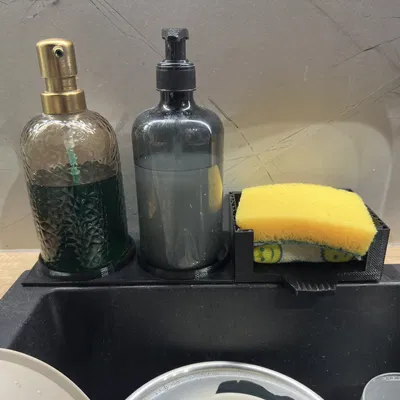 Khay Đựng Xà Bông và Mút Rửa Chén Bát Bằng Nhựa In 3D