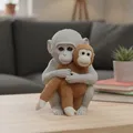 Mô Hình Khỉ Ôm Con "Punch The Monkey" - Quà Tặng Ý Nghĩa - Thumbnail 2