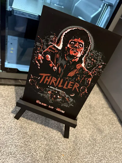 Poster Phim Thriller (Michael Jackson) HueForge - Image 2