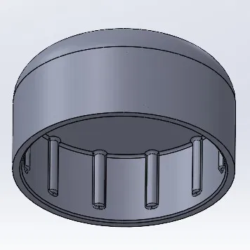Tay Nạy Lọc Dầu 66mm 12 Rãnh In 3D