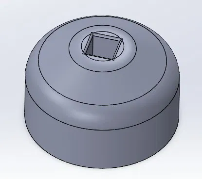 Tay Nạy Lọc Dầu 66mm 12 Rãnh In 3D - Image 2