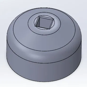 Tay Nạy Lọc Dầu 66mm 12 Rãnh In 3D