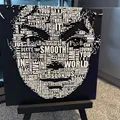 Michael Jackson Typo Portrait Legacy HueForge - Thumbnail 3