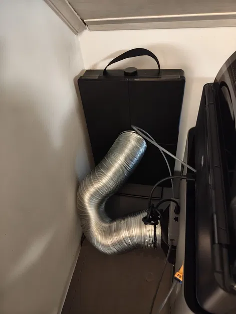 Adapter ống gió 100mm cho P2S (bắt vít) – P2S Exhaust to 100mm air duct - Image 6