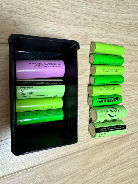 Hộp Đựng Pin Sạc 3D Tiện Lợi - Bảo Quản Pin An Toàn - Image 3