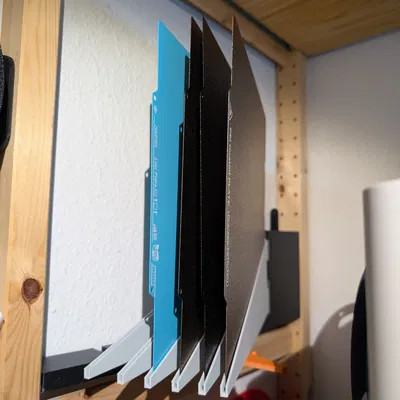 IVAR Plattenhalter für Druckplatten – Giá treo 6 tấm in cho kệ IKEA IVAR