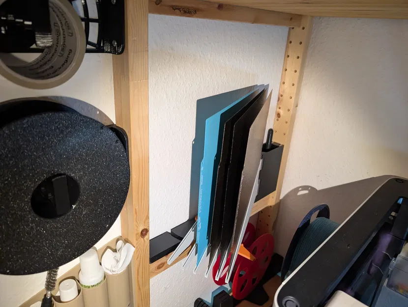 IVAR Plattenhalter für Druckplatten – Giá treo 6 tấm in cho kệ IKEA IVAR - Image 4